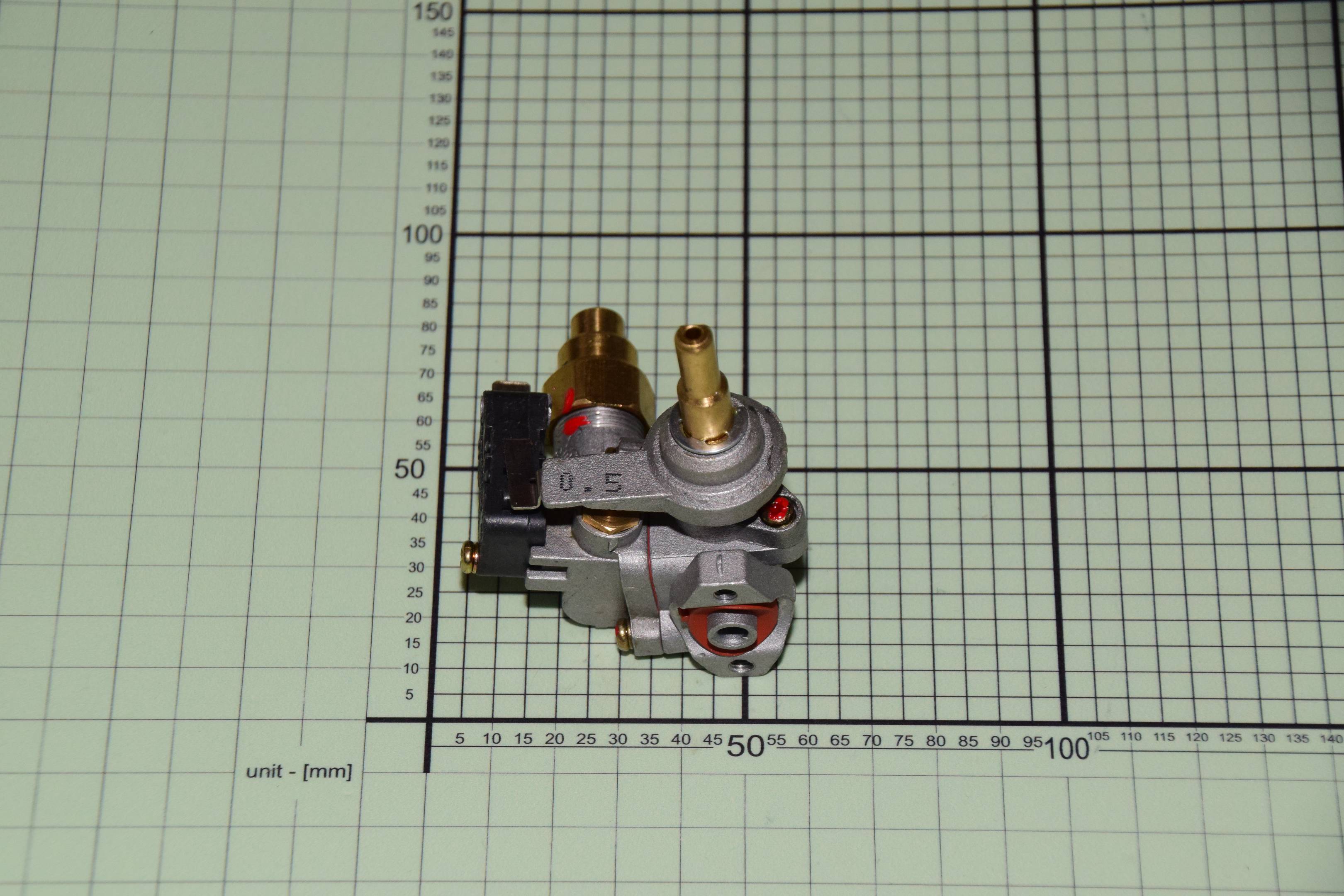 Gas valve 0.50/L=54 Hansa BHKW61038