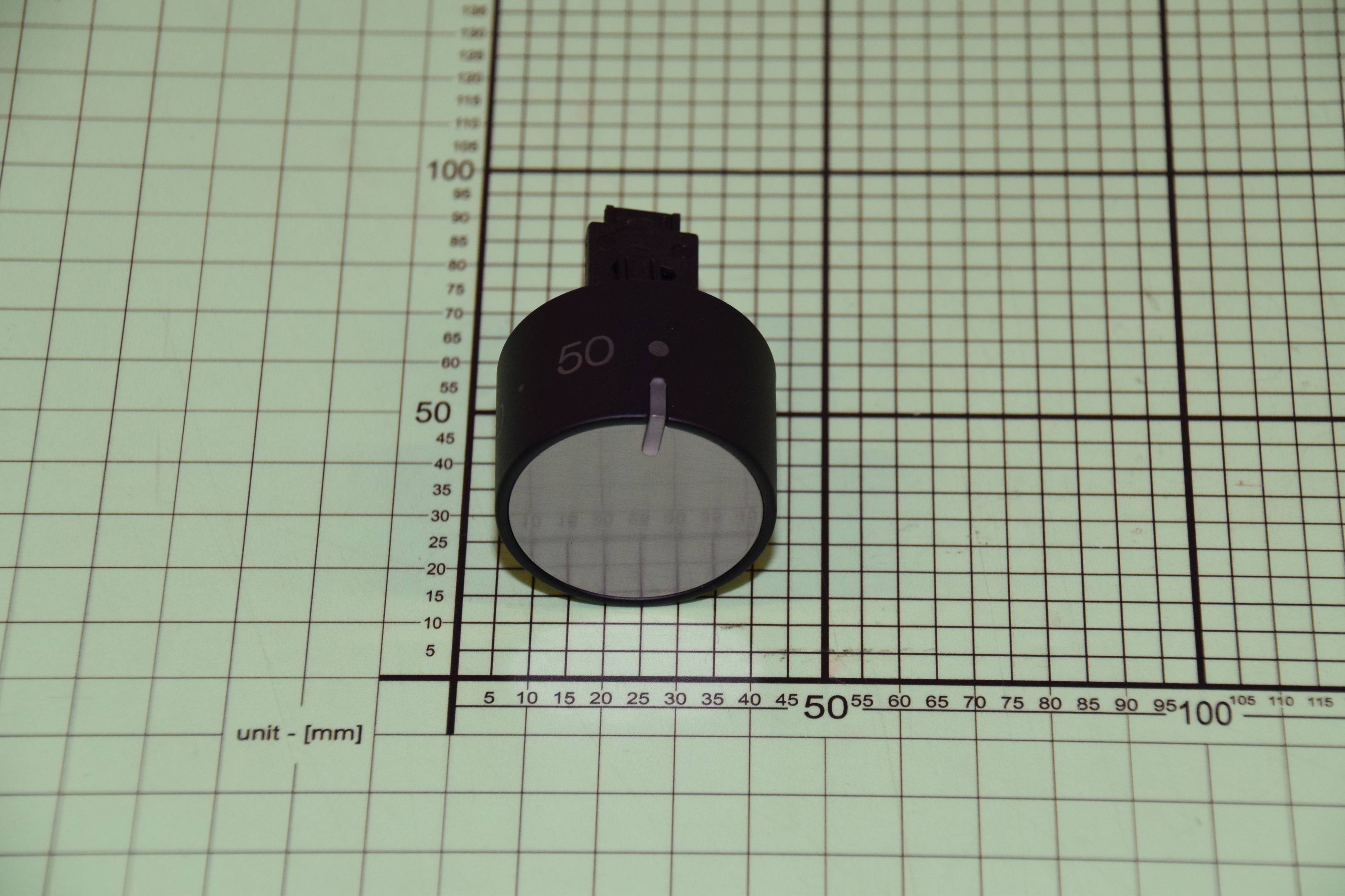 Int.part of knob 38 black/inox Ha 13500 Hansa BOEI684097 приобрести в Рокоста фото1