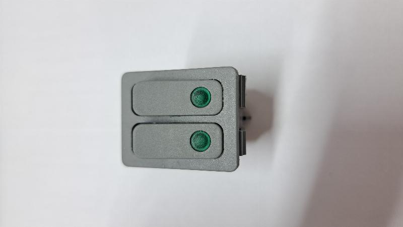 Выключат.клавишный C6003P/С6003PL зеленая линза, серый корпус AC ELECTRIC ACE-CS5